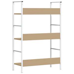 Knihovna se 3 policemi dub 60 x 27,6 x 90,5 cm kompozitní dřevo - obrázek 7