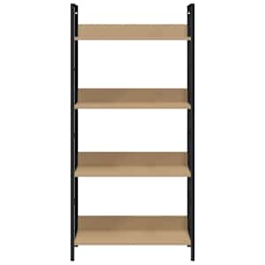 Knihovna se 4 policemi dub 60x27,6x124,5 cm kompozitní dřevo - obrázek 5
