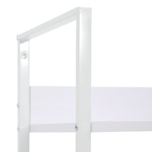 Knihovna se 4 policemi bílá 60x27,6x124,5 cm kompozitní dřevo - obrázek 9