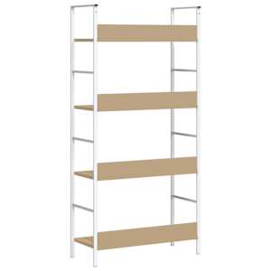 4patrová knihovna dub 60 x 27,6 x 124,5 cm kompozitní dřevo - obrázek 6