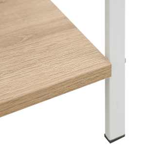 4patrová knihovna dub 60 x 27,6 x 124,5 cm kompozitní dřevo - obrázek 7