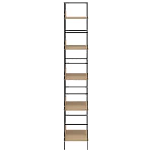 5patrová knihovna dub 60 x 27,6 x 158,5 cm kompozitní dřevo - obrázek 5