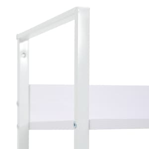 Knihovna s 5 policemi bílá 60x27,6x158,5 cm kompozitní dřevo - obrázek 9