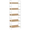 vidaXL 5-korruseline raamaturiiul tamm 60x27,6x90,5 cm, tehispuit