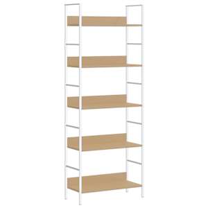 vidaXL 5-korruseline raamaturiiul tamm 60x27,6x90,5 cm, tehispuit