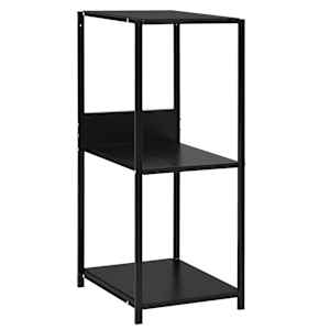 vidaXL v&auml;ike raamaturiiul must 33,5x39,6x79,7 cm, tehispuit