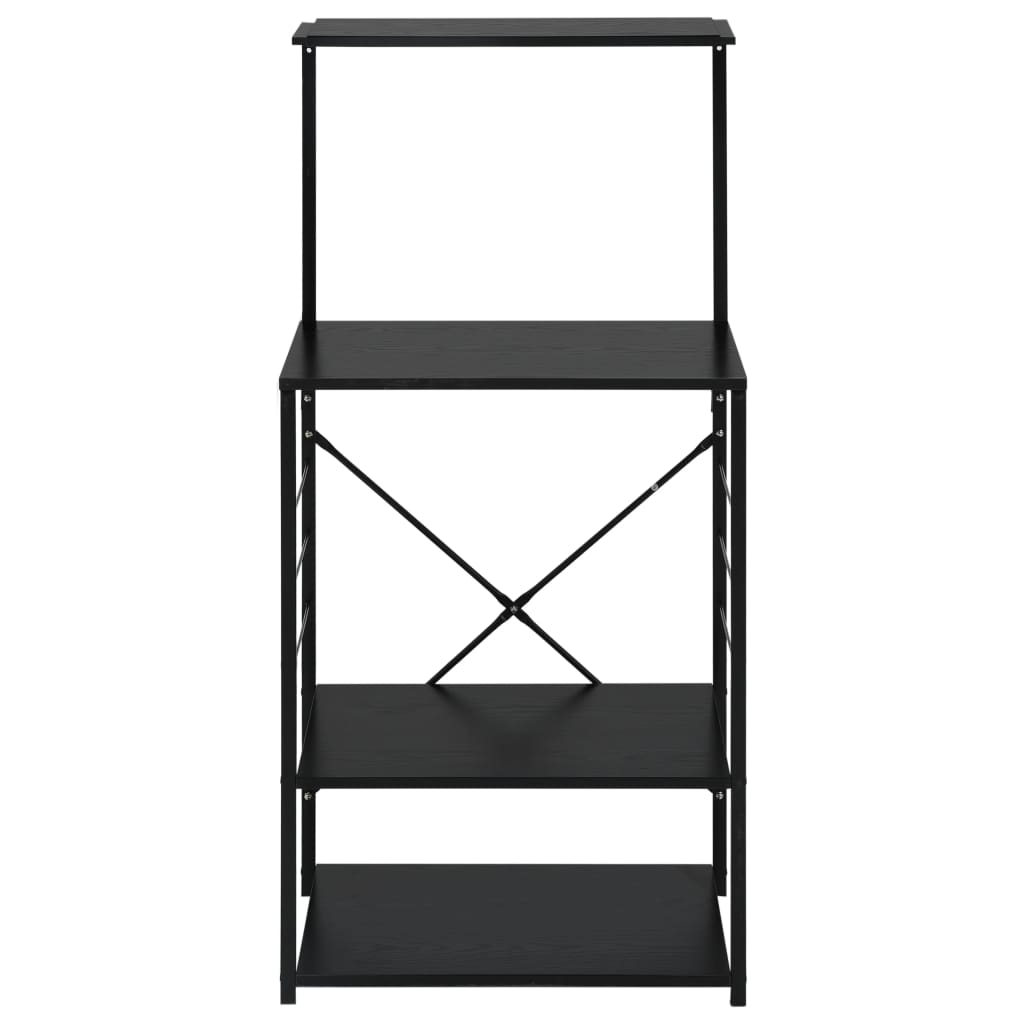 

vidaXL Magnetronkast 60x39,6x123 cm spaanplaat zwart