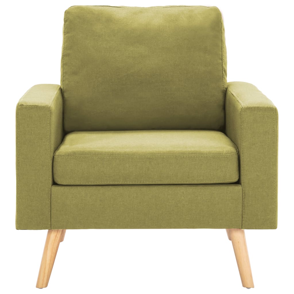 

vidaXL Fauteuil stof groen