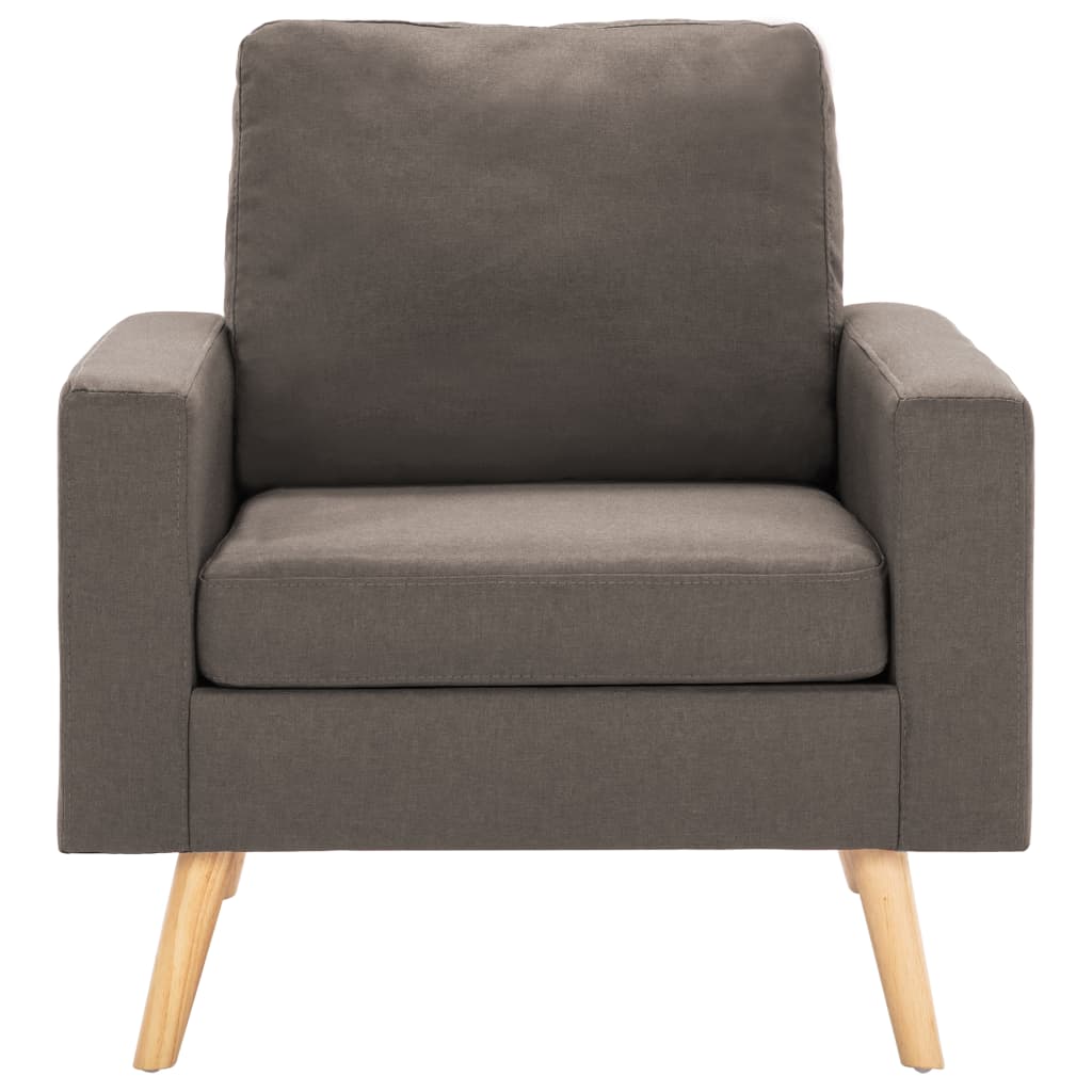 

vidaXL Fauteuil stof taupe