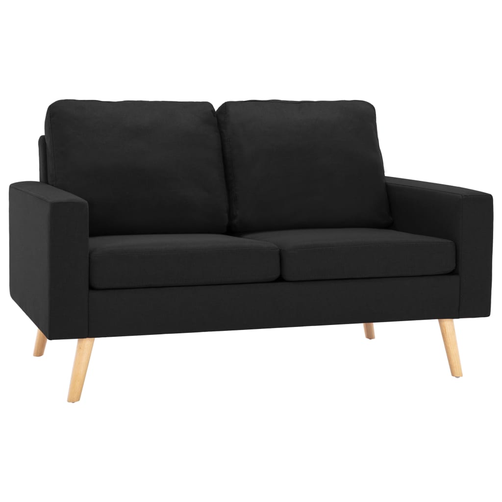 Thumbnail - vidaXL 2-Sitzer-Sofa Schwarz Stoff