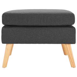Podnožka tmavě šedá textil - obrázek 2