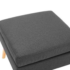 Podnožka tmavě šedá textil - obrázek 3