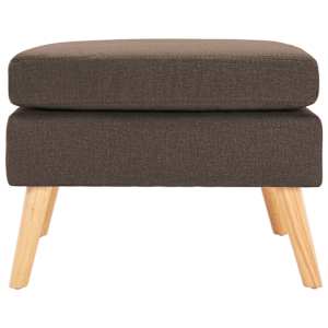 Podnožka hnědá textil - obrázek 2