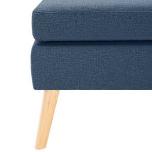 Podnožka modrá textil - obrázek 4