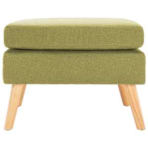 vidaXL Taburet, verde, material textil