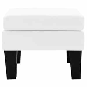 vidaXL Pakoja, baltos spalvos, dirbtinė oda