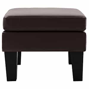 vidaXL Pakoja, rudos spalvos, dirbtinė oda