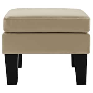 vidaXL Pakoja, kapučino spalvos, dirbtinė oda