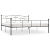 vidaXL voodiraam, hall, metallist, 180 x 200 cm