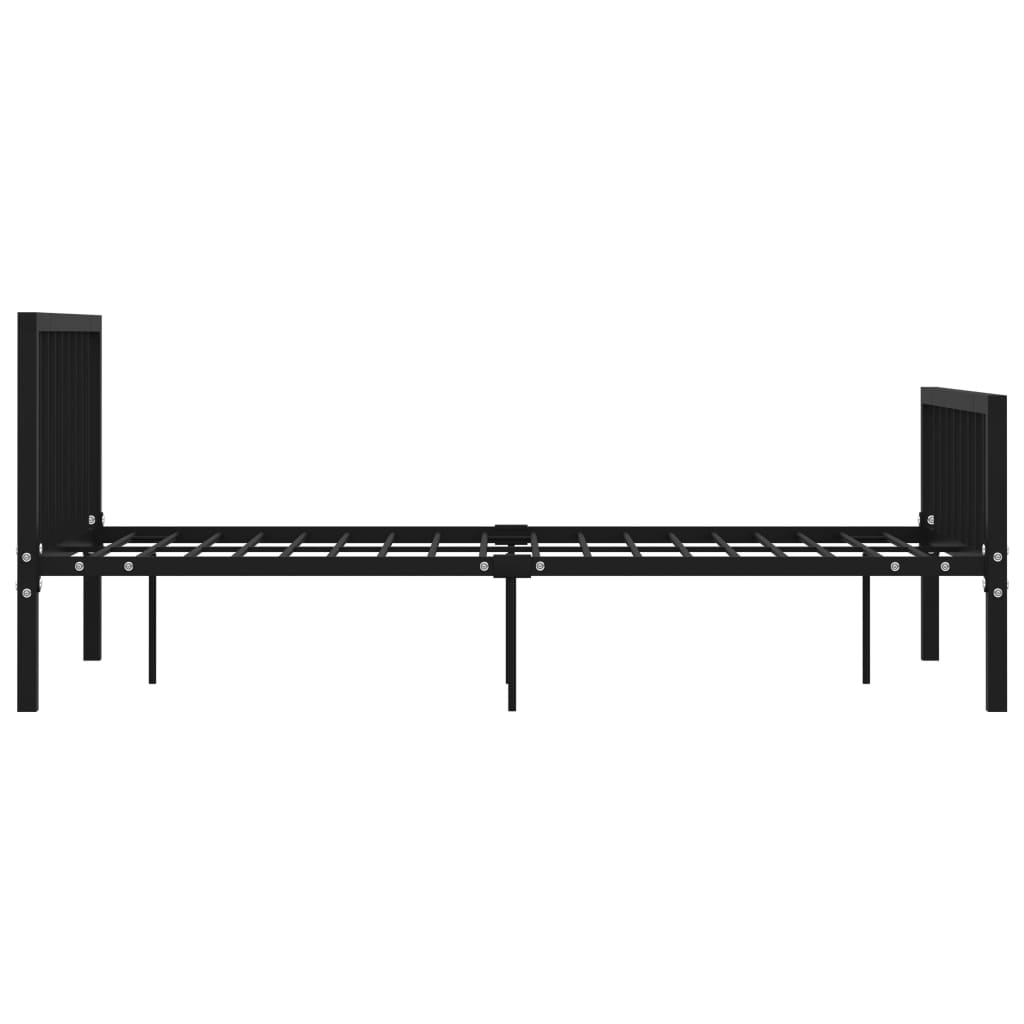 Alternativ bild 2 för VidaXl Sängram I Svart Metall 120X200 Cm