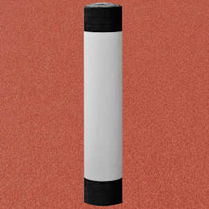 vidaXL Fieltro de bet&uacute;n para techo 1 rollo 5 ㎡ rojo