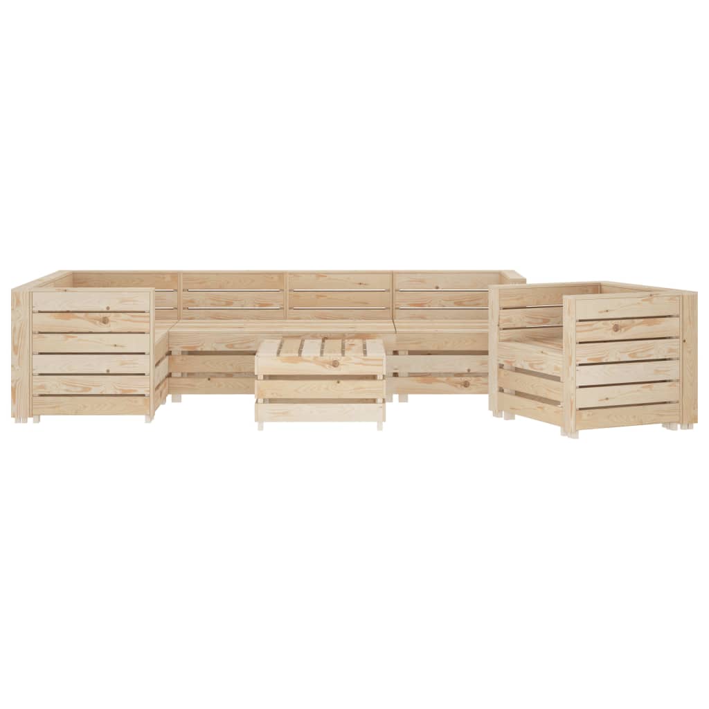 

vidaXL 7-delige Loungeset pallet hout