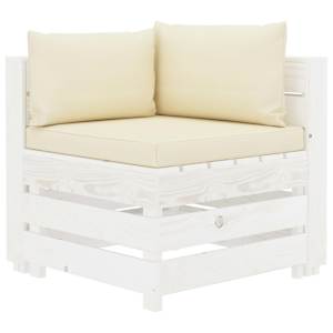 vidaXL Poilsio komplektas i&scaron; palečių su pagalvėmis, 4 dalių, mediena