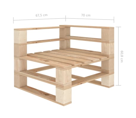 Vidaxl 6 Tlg Garten Lounge Set Aus Paletten Holz Vidaxl De