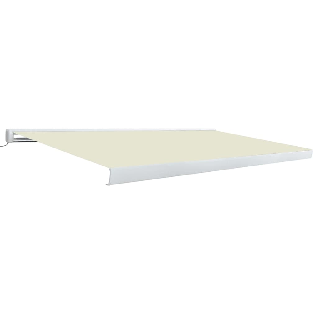 vidaXL Luifel gemotoriseerd 500x300 cm crème