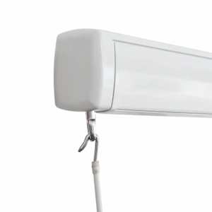 Kazetová markýza s ručním ovládáním 500 x 300 cm modro-bílá - obrázek 5