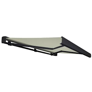 vidaXL Markis motoriserad 300x250 cm gr&auml;ddvit