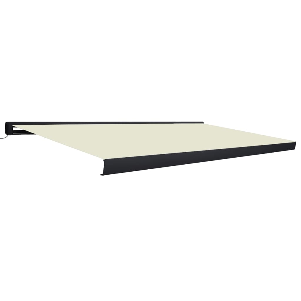 vidaXL Luifel gemotoriseerd 500x300 cm crème