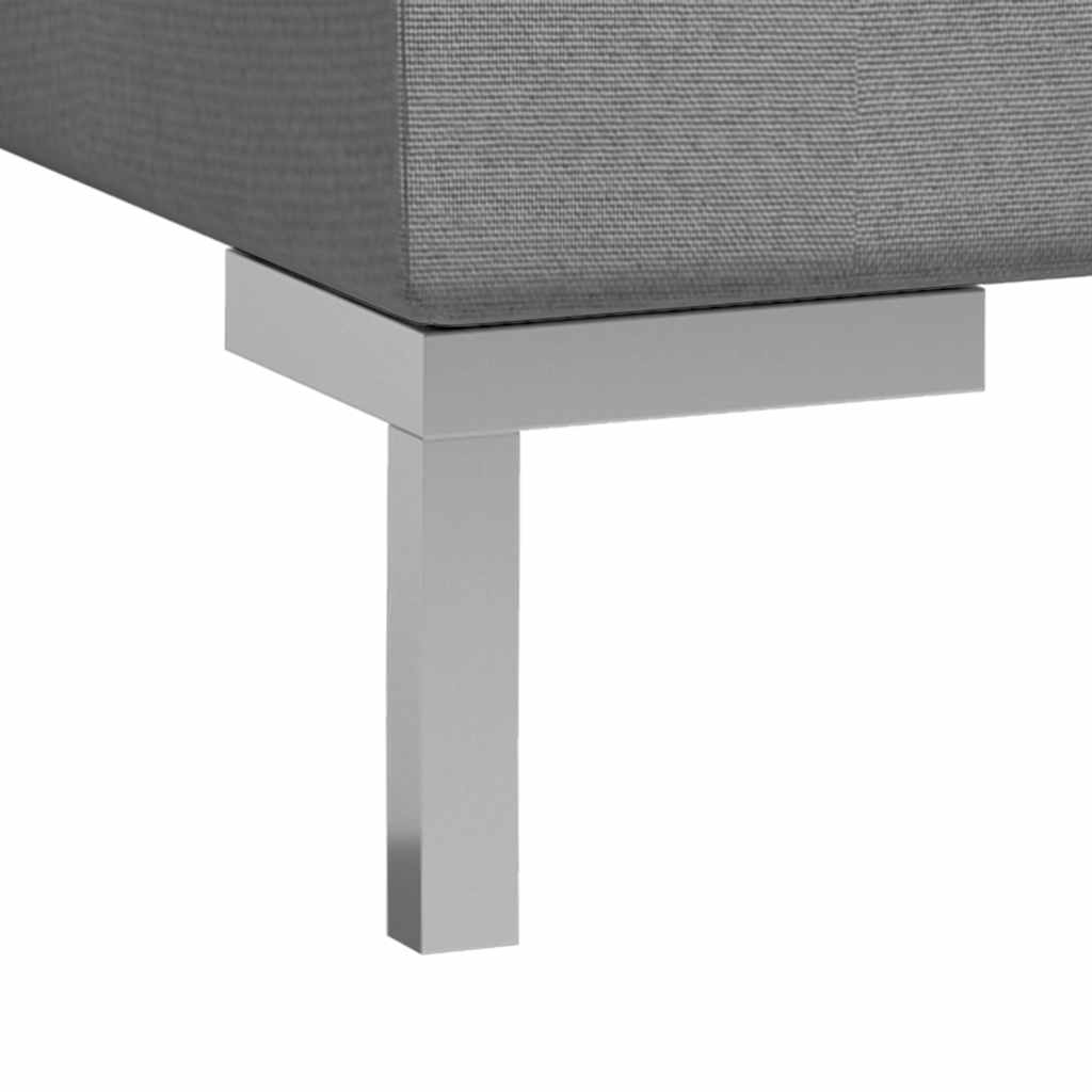 6dílná sedací souprava textil světle šedá - obrázek 7