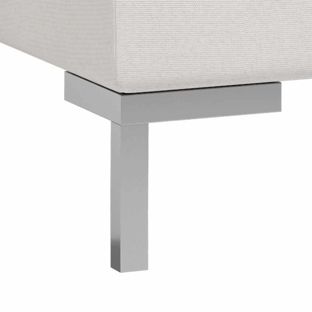 9dílná sedací souprava textil krémová - obrázek 9