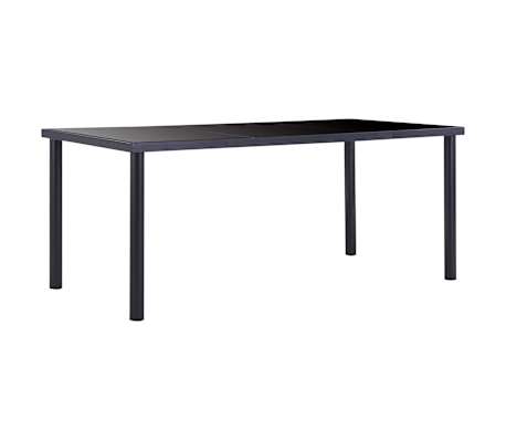 vidaXL Valgomojo baldų komplektas, 7d., pilkas, dirbtinė oda