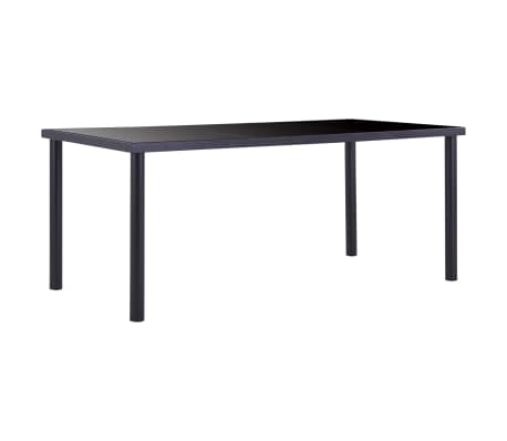 vidaXL Set mobilier de bucătărie, 7 piese, alb, piele ecologică