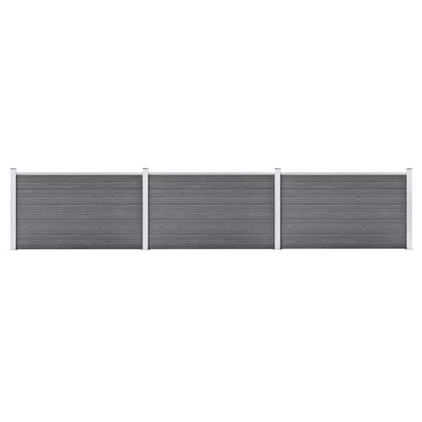 vidaXL aiapiire, WPC, 526 x 106 cm, hall