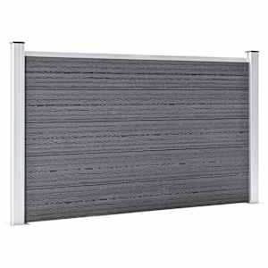 Zahradní plot WPC 526 x 106 cm šedý - obrázek 2