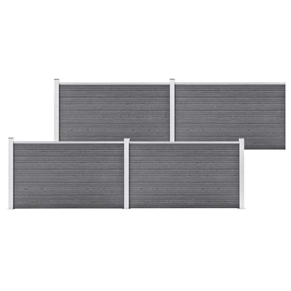 vidaXL aiapiire, WPC, 699 x 106 cm, hall