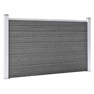 Zahradní plot WPC 699 x 106 cm šedý - obrázek 2