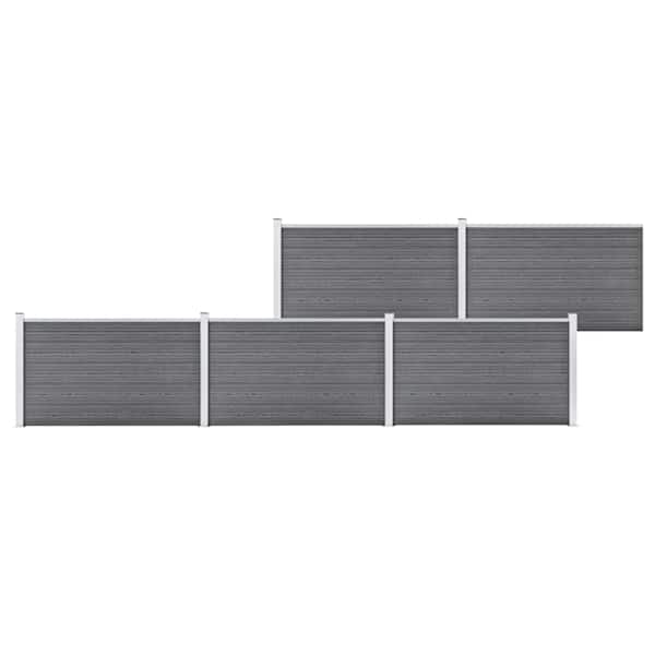 vidaXL aiapiire, WPC, 872 x 106 cm, hall