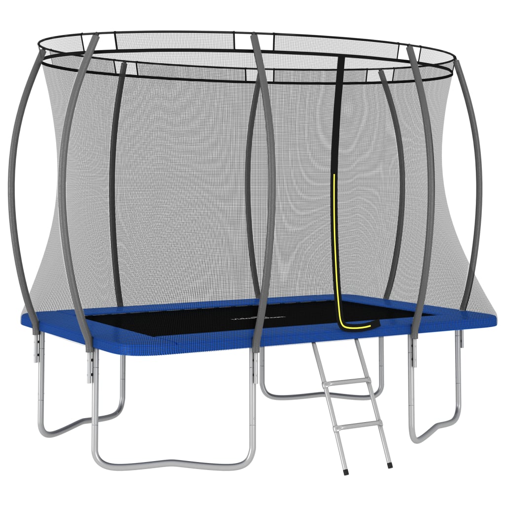 Trampolin Set 182cm 150kg Kinder Gartentrampolin Komplettset Netz Leiter Outdoor 