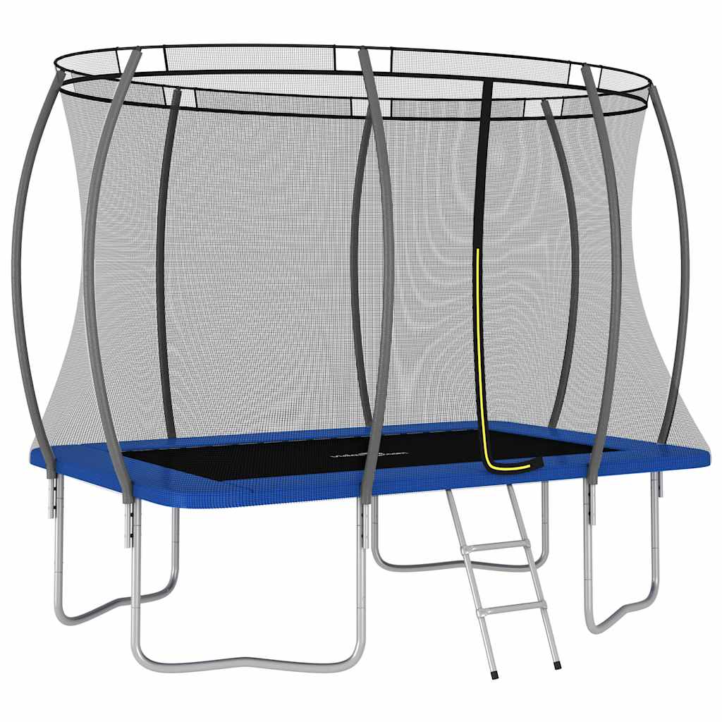 Trampolin Set Rechteckig Kinder Gartentrampolin Kindertrampolin Outdoor vidaXL