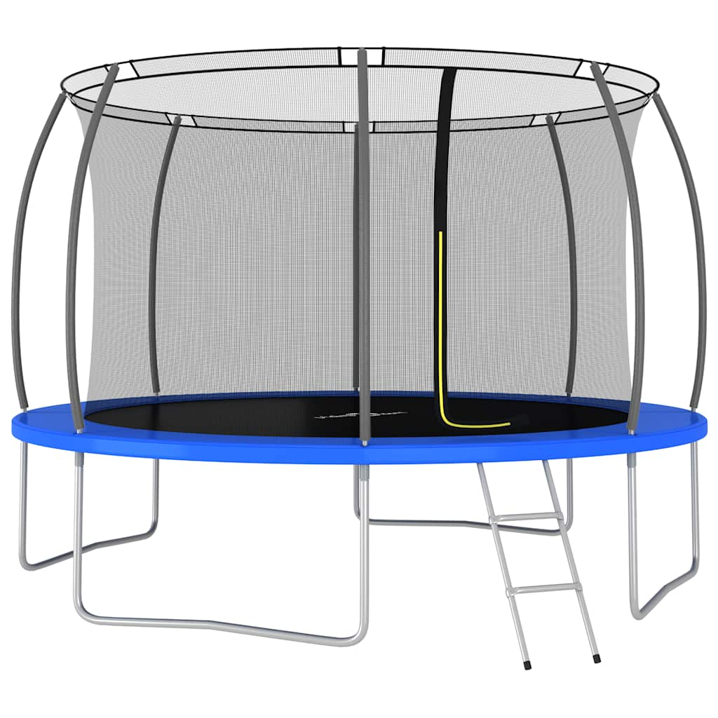 vidaXL Trampolin komplet okrogel 366x80 cm 150 kg