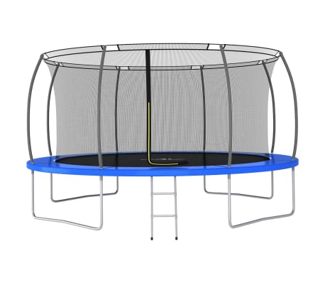 vidaXL trampolinsæt 460x80 cm 150 kg rund