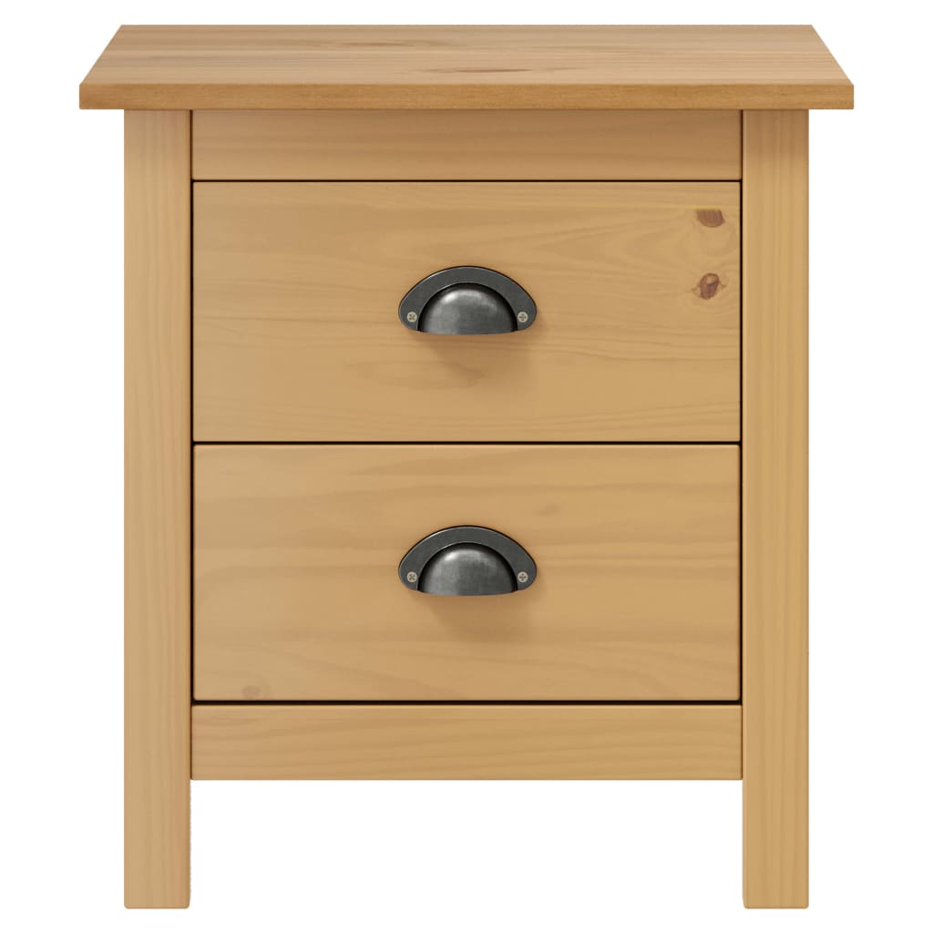 

vidaXL Nachtkastje Hill Range 46x35x49,5 cm massief grenenhout