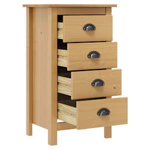 Příborník Hill 46 x 35 x 80 cm masivní borové dřevo - obrázek 3