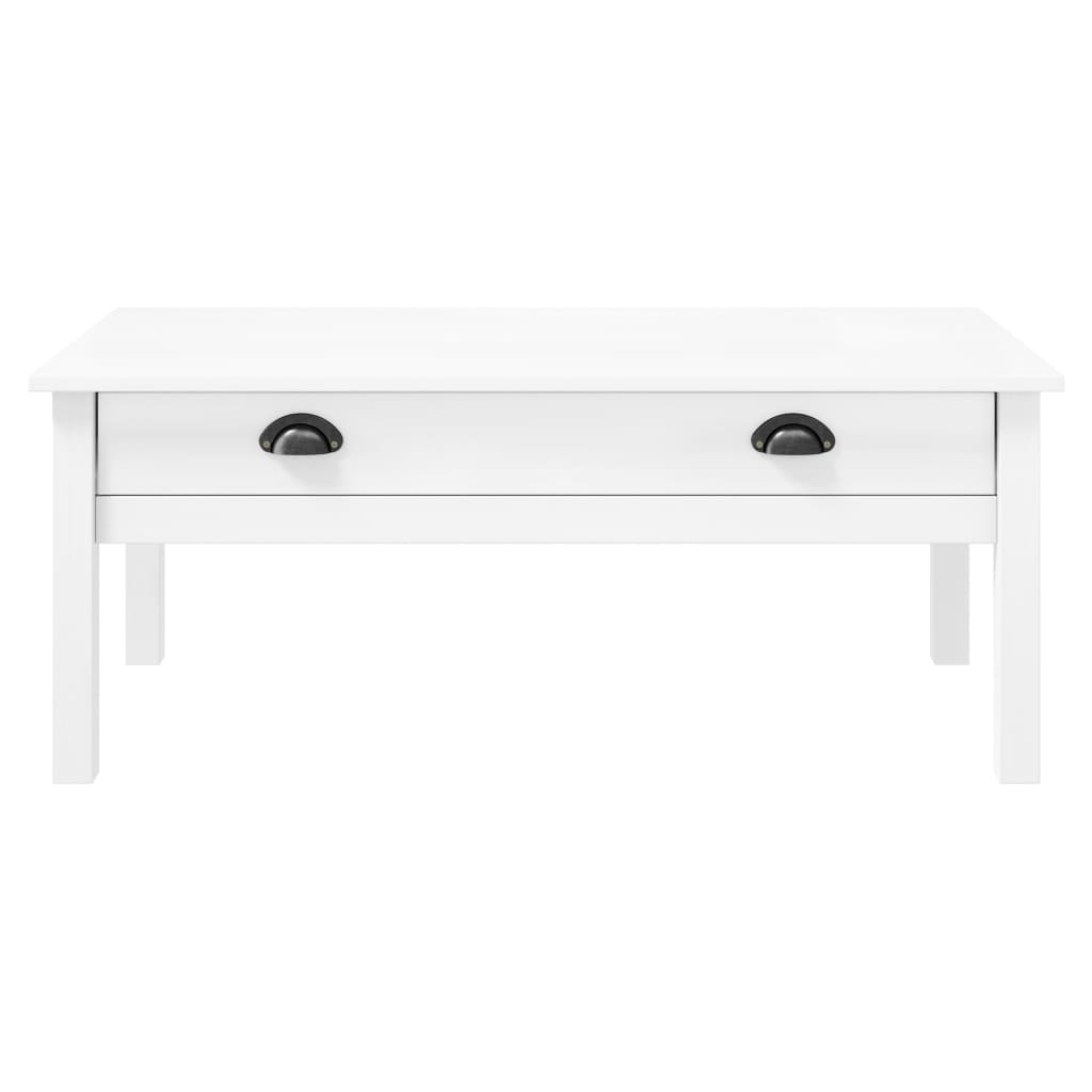 

vidaXL Salontafel Hill Range 100x55x40 cm massief grenenhout wit