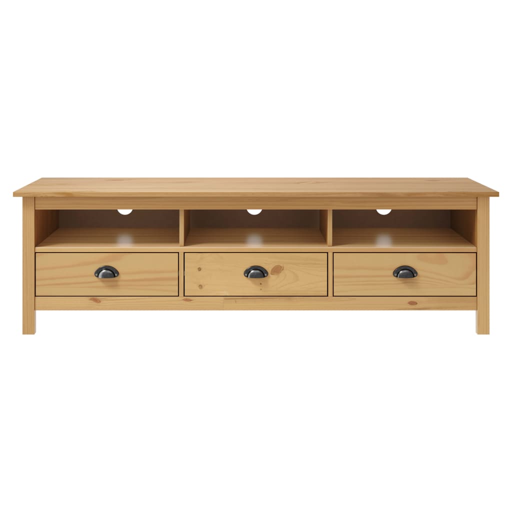 

vidaXL Tv-meubel Hill Range 158x40x47 cm grenenhout honingbruin