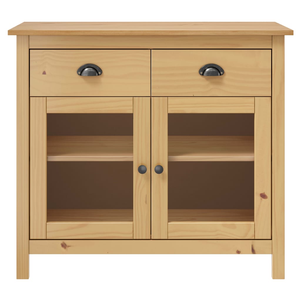 

vidaXL Dressoir Hill Range 90x40x80 cm massief grenenhout honingbruin